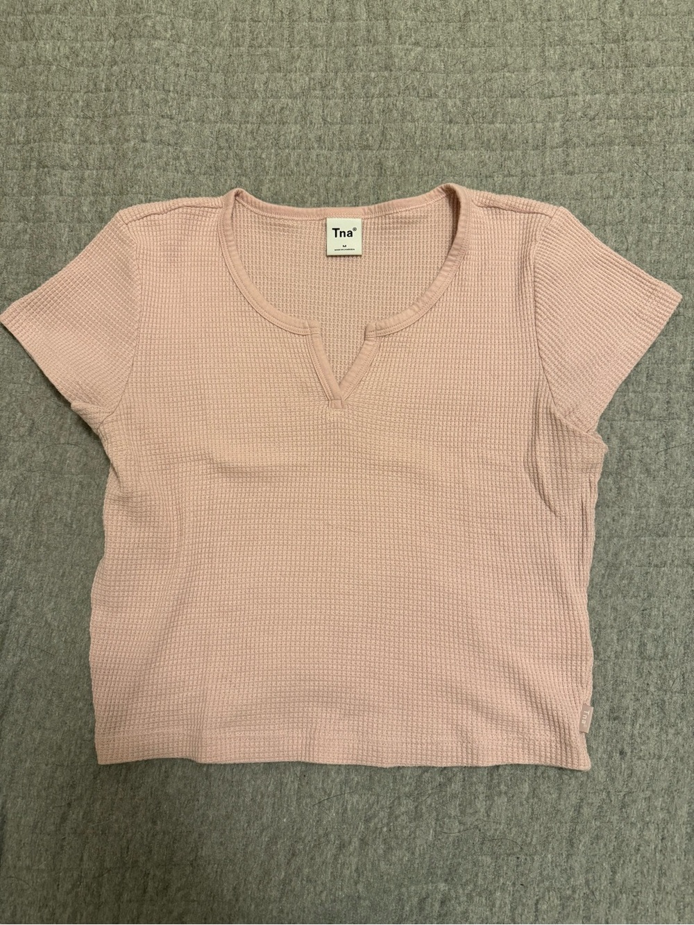 Aritzia TNA Waffle Tee